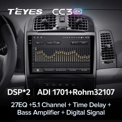 Штатная магнитола Teyes CC3 2K 6/128 Cadillac SRX (2003-2009)