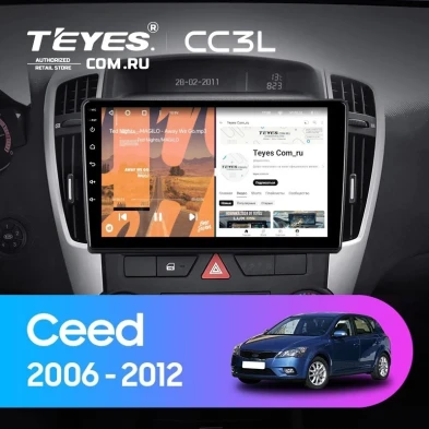 Штатная магнитола Teyes CC3L 4/32 Kia Ceed (2006-2009)