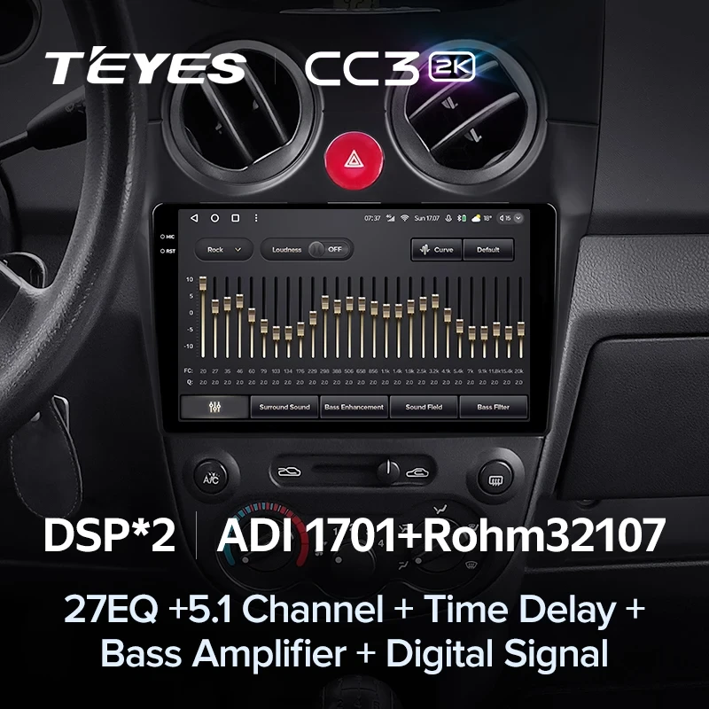 Штатная магнитола Teyes CC3 2K 4/64 Chevrolet Spark M200 (2005-2009)