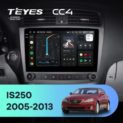 Штатная магнитола Teyes CC4 6/64 Lexus IS250 XE20 (2005-2013) (Lp)