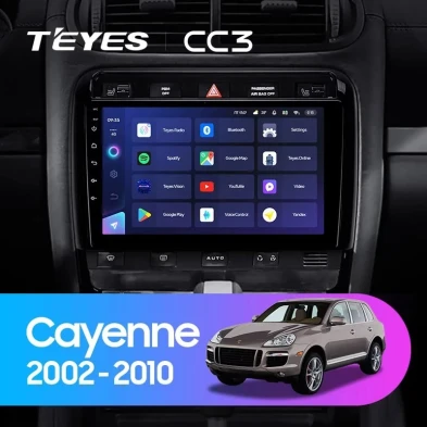 Штатная магнитола Teyes CC3 4/32 Porsche Cayenne I 1 9PA (2002-2010)