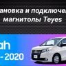 Штатная магнитола Teyes CC3 4/32 Toyota Noah R80 (2014-2020) F1 Правый руль