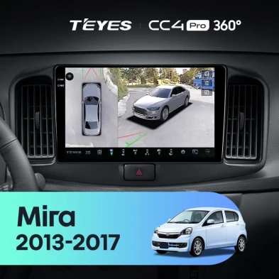 Штатная магнитола Teyes CC4 Pro 360 12/256 Daihatsu Mira eS (2013-2017)
