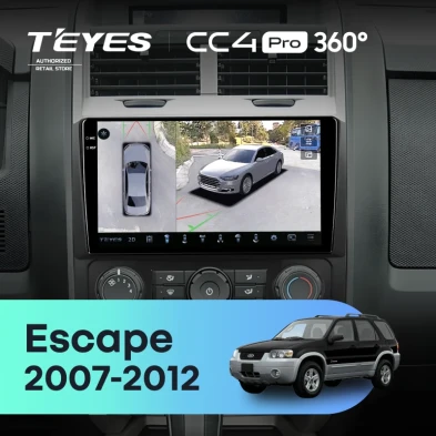 Штатная магнитола Teyes CC4 Pro 360 12/256 Ford Escape (2007-2012) F2