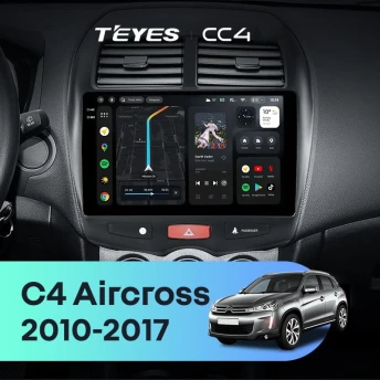 Штатная магнитола Teyes CC4 8/128 Citroen C4 Aircross (2010-2017) Тип-B