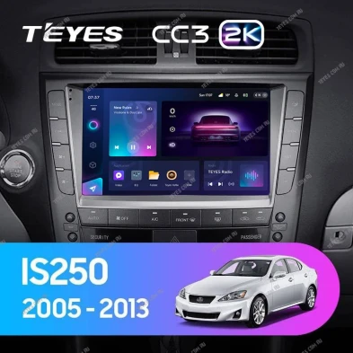 Штатная магнитола Teyes CC3 2K 360 6/128 Lexus IS250 XE20 (2005-2013) (Hm) Тип-B