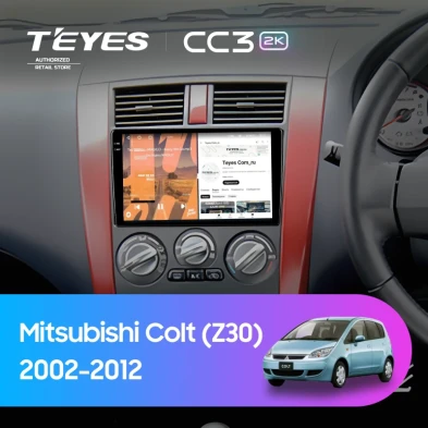 Штатная магнитола Teyes CC3 2K 4/32 Mitsubishi Colt (Z30) (2002-2012) Правый руль