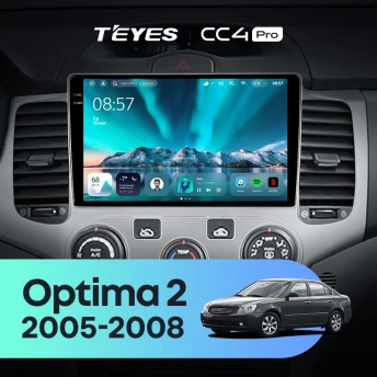 Штатная магнитола Teyes CC4 Pro 8/128 Kia Optima 2 MG (2005-2008)