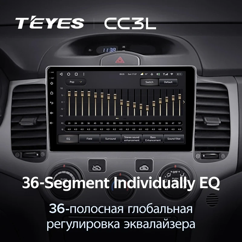 Штатная магнитола Teyes CC3L 4/32 Kia Optima 2 MG (2005-2008)