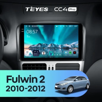 Штатная магнитола Teyes CC4 Pro 8/128 Chery Fulwin 2 (2010-2012) F2