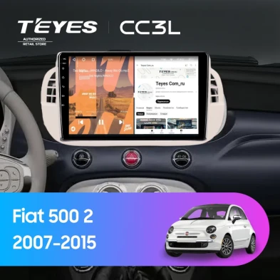 Штатная магнитола Teyes CC3L 4/64 Fiat 500 2 (2007-2015)