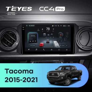 Штатная магнитола Teyes CC4 Pro 12/256 Toyota Tacoma N300 (2015-2021) F1