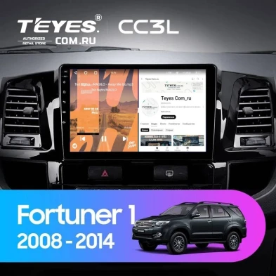 Штатная магнитола Teyes CC3L 4/64 Toyota Fortuner (2008-2014) F1