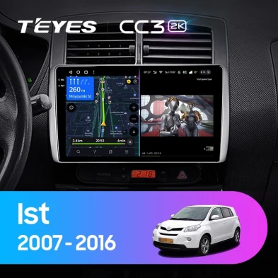 Штатная магнитола Teyes CC3 2K 6/128 Toyota Ist XP110 (2007-2016)