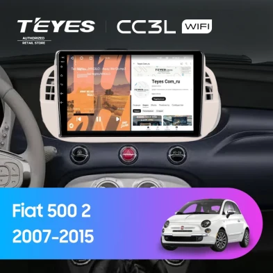 Штатная магнитола Teyes CC3L WiFi 2/32 Fiat 500 2 (2007-2015)