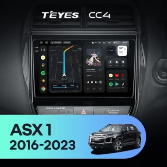 Штатная магнитола Teyes CC4 8/128 Mitsubishi ASX (2016-2026) Тип-B Правый руль