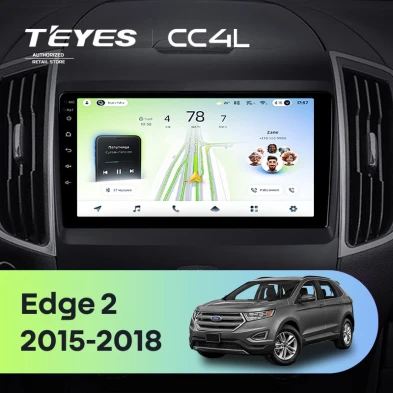 Штатная магнитола Teyes CC4L 6/64 Ford Edge 2 (2015-2018) F1