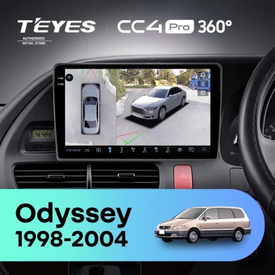 Штатная магнитола Teyes CC4 Pro 360 8/128 Honda Odyssey RL1 (1998-2004) Тип-A Правый руль