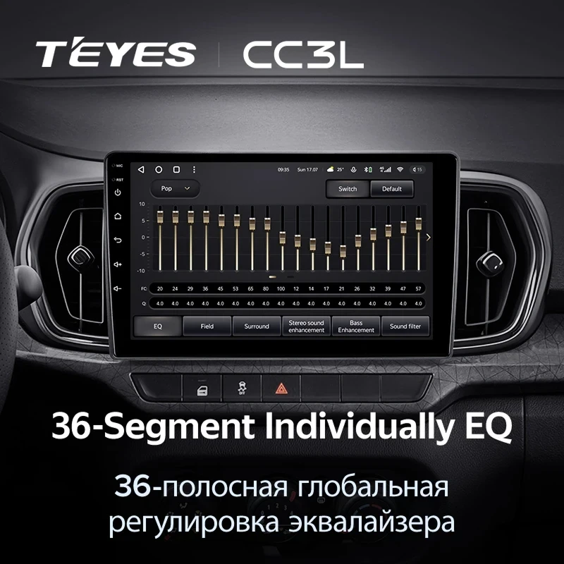 Штатная магнитола Teyes CC3L 4/64 LADA Iskra SW Cross (2025-2026) Тип-B