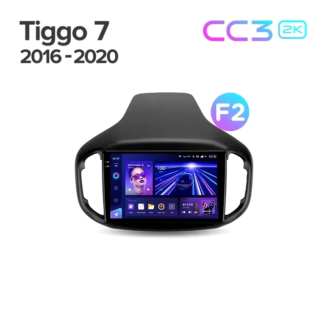 Штатная магнитола Teyes CC3 2K 6/128 Chery Tiggo 7 (2016-2020) F2