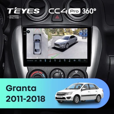Штатная магнитола Teyes CC4 Pro 360 8/128 LADA Granta Sport (2011-2018) Тип-A
