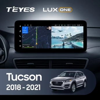 Штатная магнитола Teyes LUX ONE 6/128 Hyundai Tucson (2018-2021)