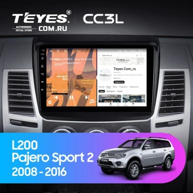 Штатная магнитола Teyes CC3L 4/32 Mitsubishi Pajero Sport 2 (2008-2016)