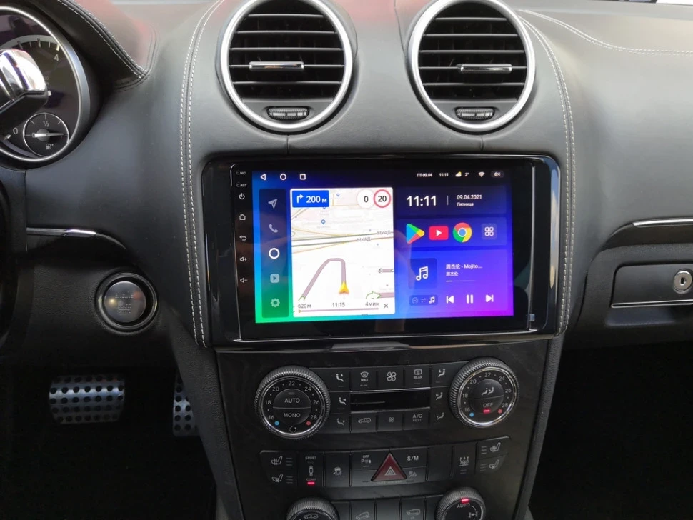 Штатная магнитола Teyes CC2 Plus 4/64 Mercedes-Benz ML-Class (2005-2009) F1