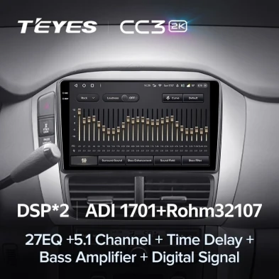 Штатная магнитола Teyes CC3 2K 6/128 Honda Pilot 1 (2005-2008)
