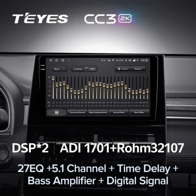 Штатная магнитола Teyes CC3 2K 4/64 Toyota Avalon V XX50 (2022-2023)