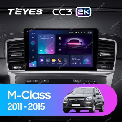 Штатная магнитола Teyes CC3 2K 360 6/128 Mercedes-Benz M-Class W166 ML (NTG 4.5) (2011-2015)