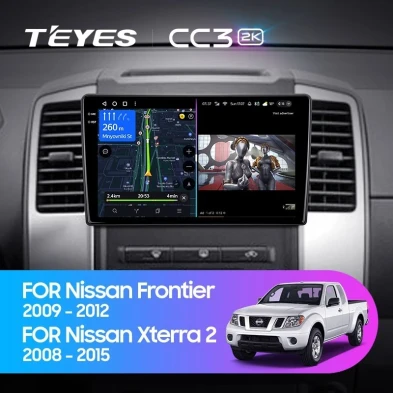 Штатная магнитола Teyes CC3 2K 6/128 Nissan Frontier (2009-2012)