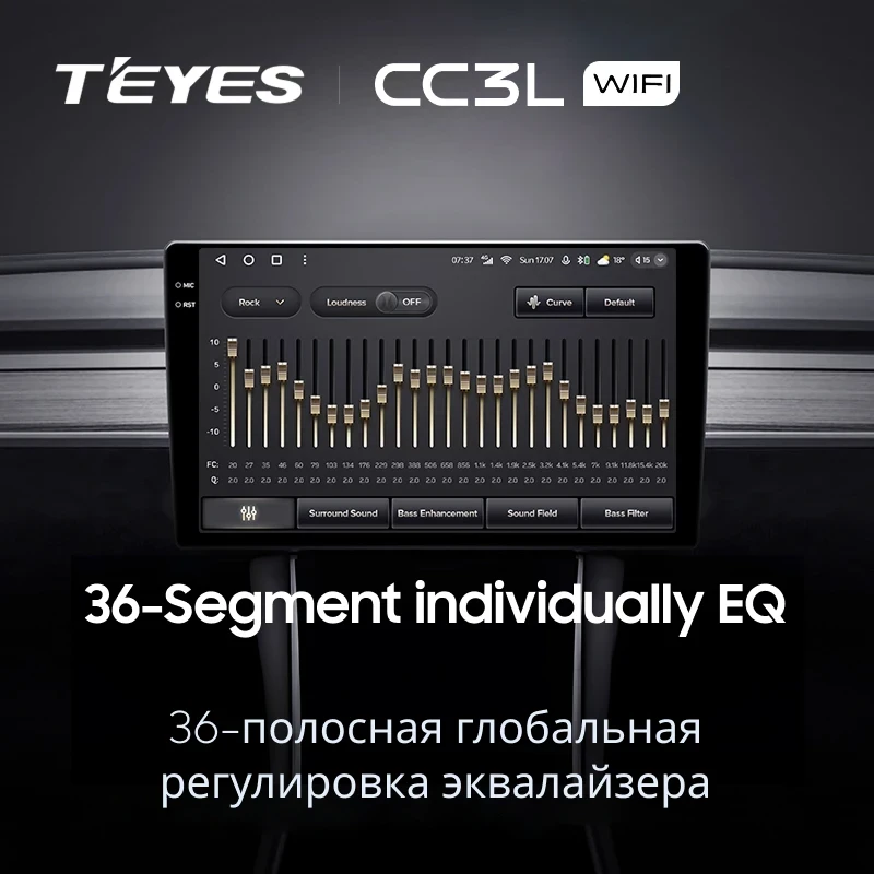 Штатная магнитола Teyes CC3L WiFi 2/32 Kia Pride 3 (2011-2015)
