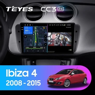 Штатная магнитола Teyes CC3 2K 6/128 Seat Ibiza 6J (2008-2015)