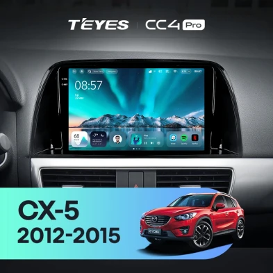 Штатная магнитола Teyes CC4 Pro 12/256 Mazda CX-5 (2012-2015) Тип-C