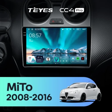 Штатная магнитола Teyes CC4 Pro 8/128 Alfa Romeo MiTo 955 (2008-2016)