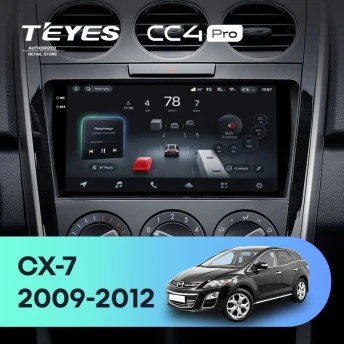 Штатная магнитола Teyes CC4 Pro 12/256 Mazda CX7 CX-7 CX 7 ER (2009-2012)