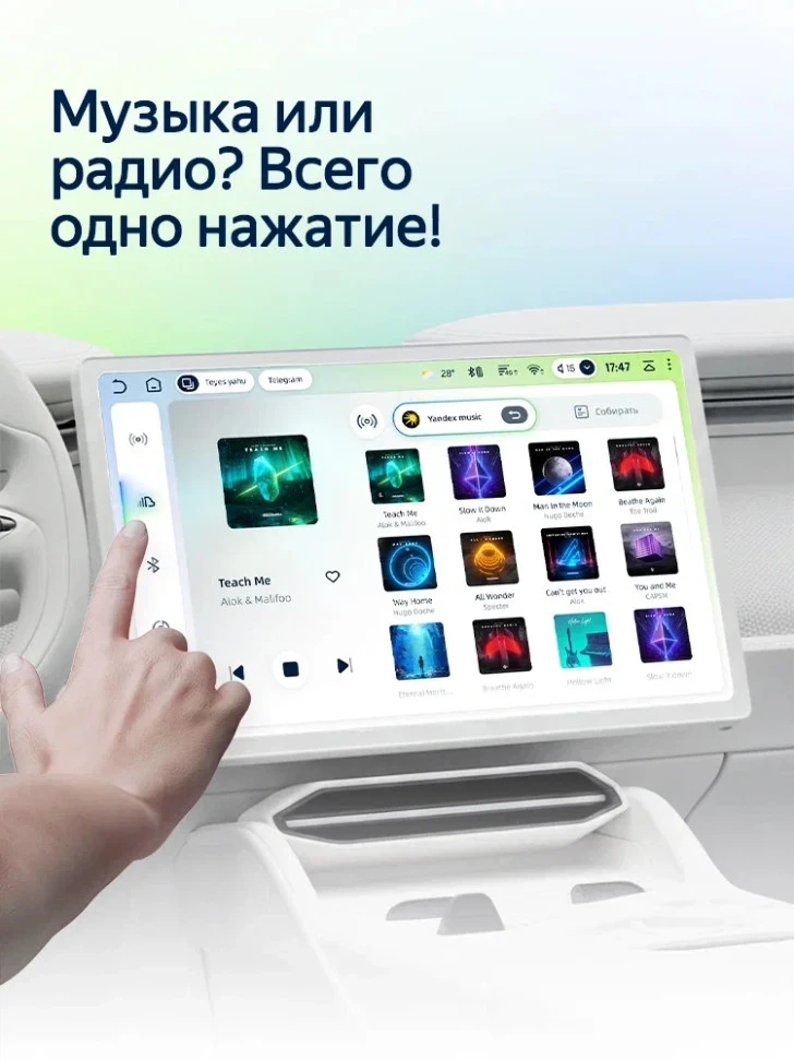 Штатная магнитола Teyes CC4L 4/64 Kia Morning 3 (2017-2023) Тип-A