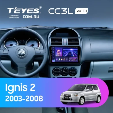 Штатная магнитола Teyes CC3L WiFi 2/32 Suzuki Ignis 2 (2003-2008)