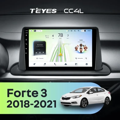 Штатная магнитола Teyes CC4L 6/64 Kia Forte 3 (2018-2021)