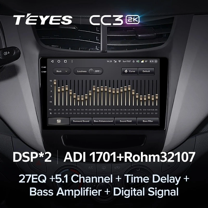 Штатная магнитола Teyes CC3 2K 4/64 Chevrolet Sail (2015-2018)